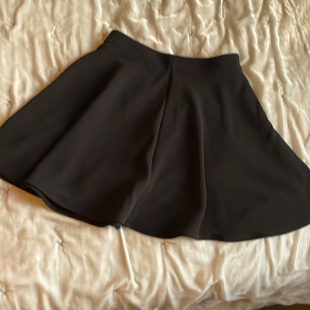 Black Flared Skirt